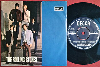 ROLLING STONES - Let´s spend the night together NO title ONE side Swe PS 1967