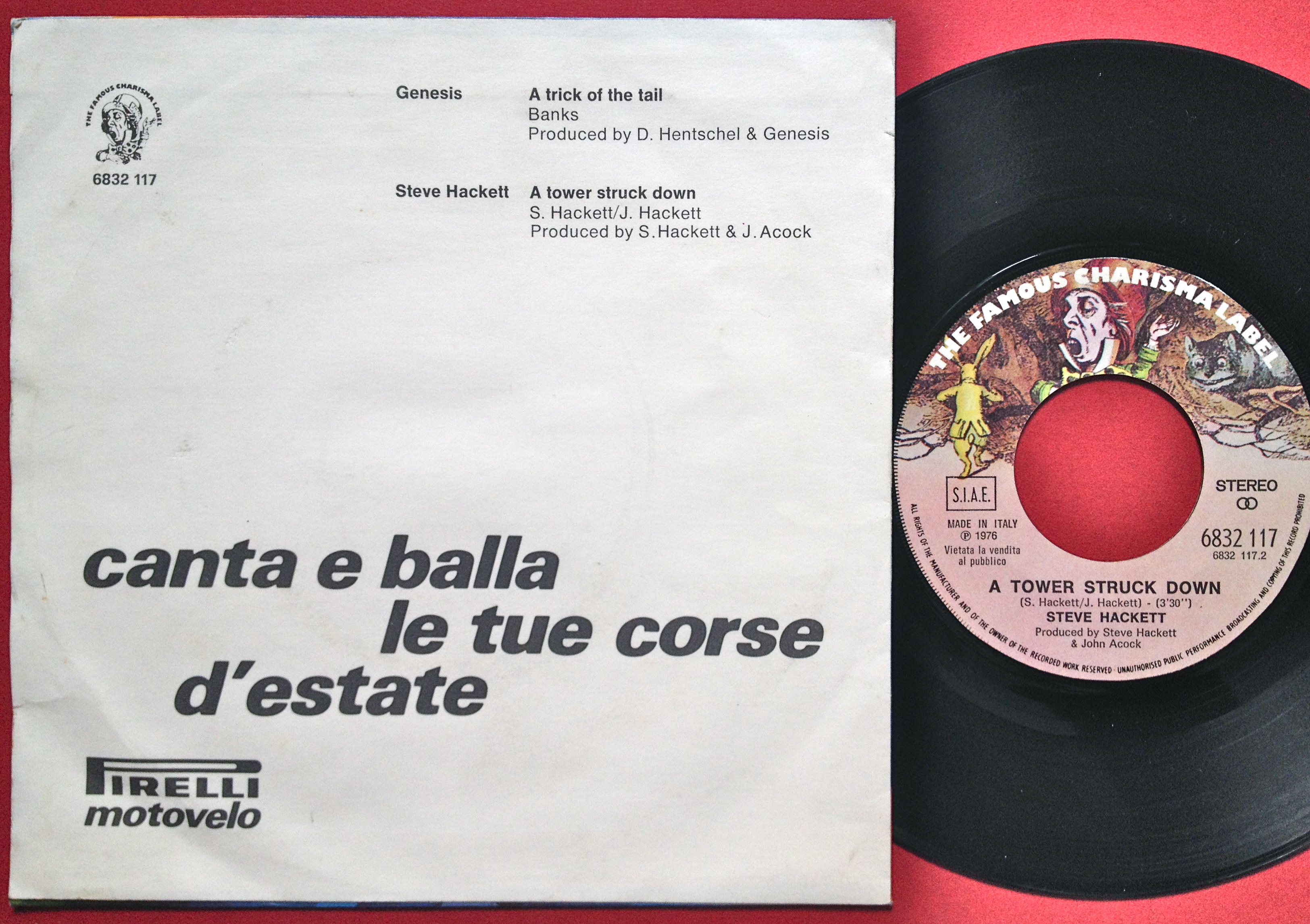 GENESIS - Trick of the tail Rare Italy ONLY PS 1976 - 2
