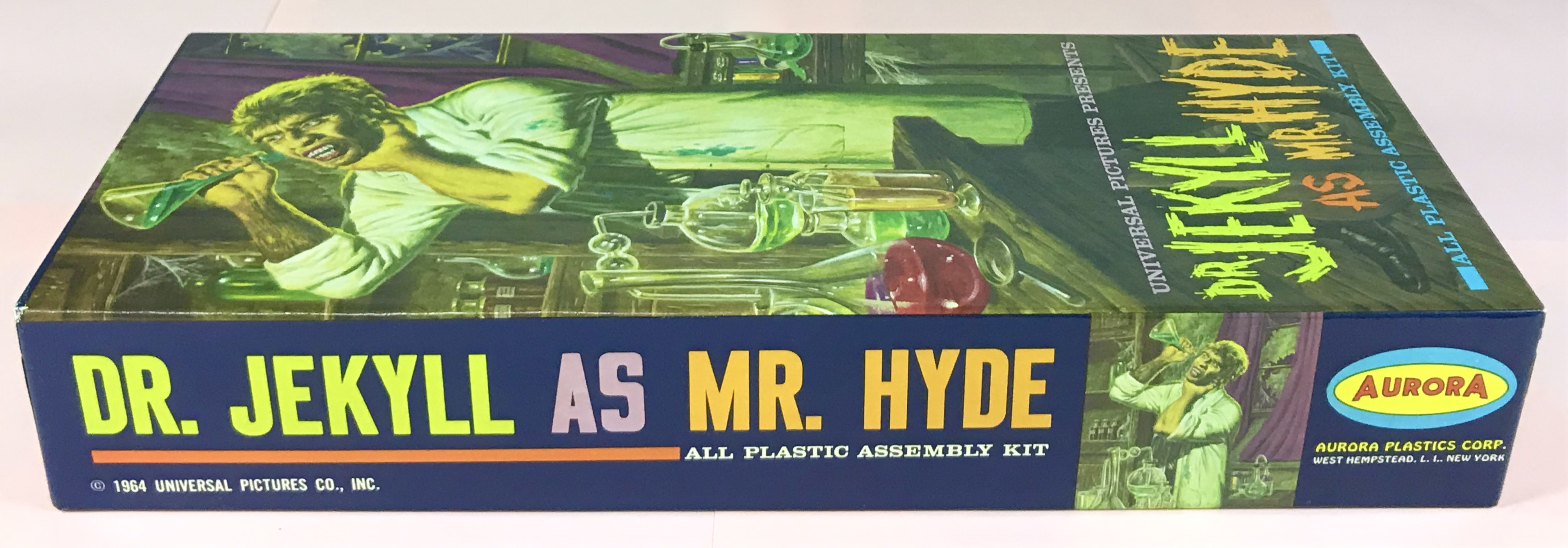 DR. JEKYLL som MR. HYDE - AURORA byggmodell 1964 - 3