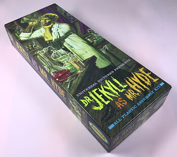 DR. JEKYLL som MR. HYDE - AURORA byggmodell 1964