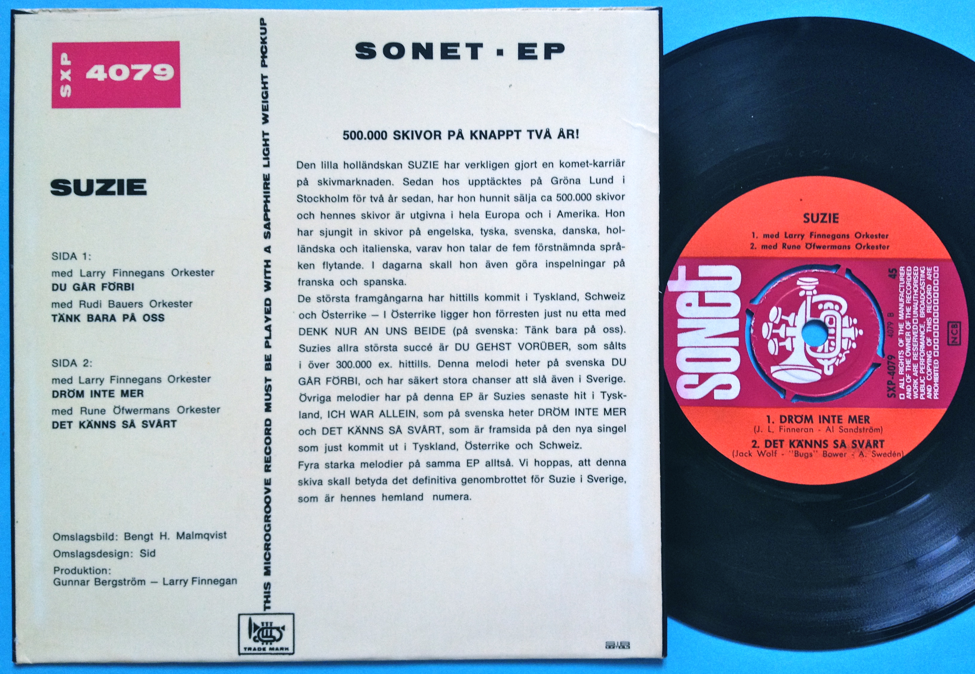 SUZIE - Det känns så svårt +3 Swe EP 1965 - 2
