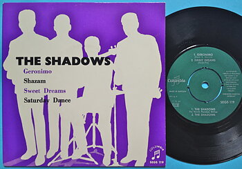 SHADOWS - Geronimo +3 Swe EP 1963