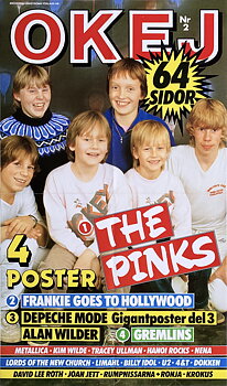 OKEJ Nr 2 - THE PINKS, DEPECHE MODE Löpsedel (1985) 