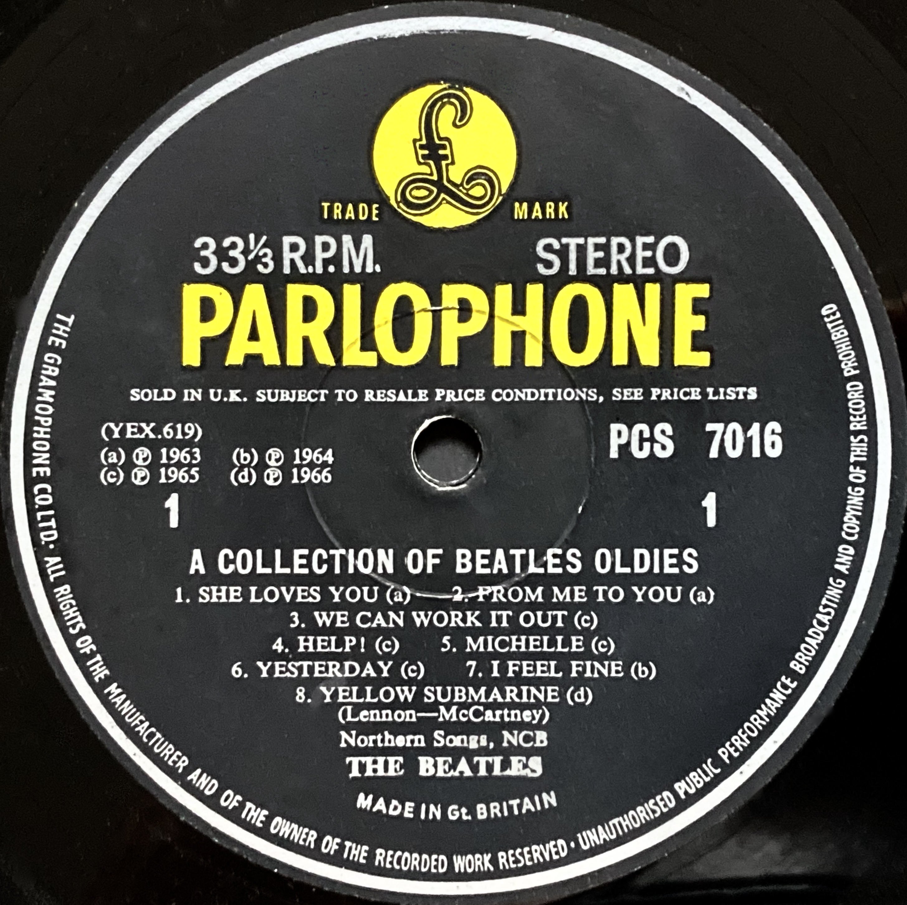 BEATLES - A Collection of Oldies UK-orig Stereo LP 1966 - 3