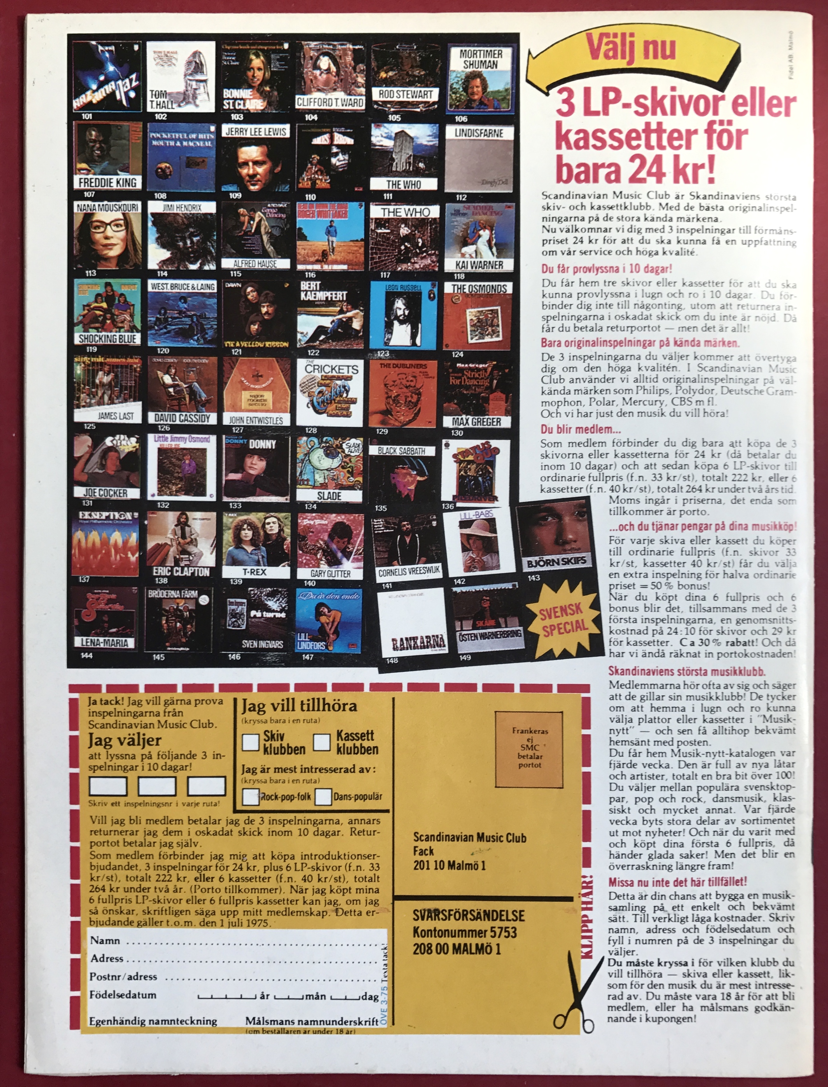 ÖVERROCK No 3 1975 - ELVIS omslag - 6