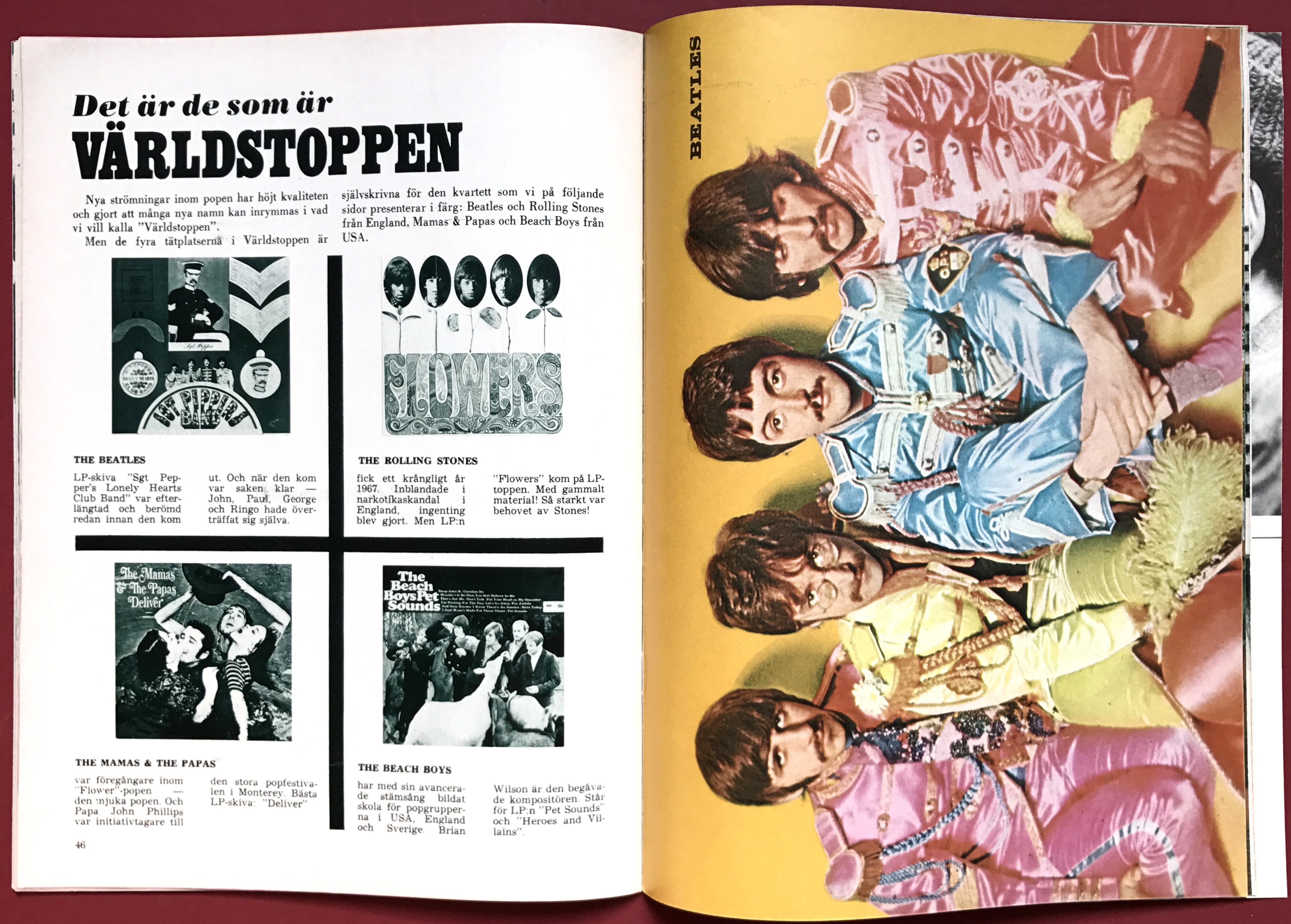 BILDJOURNALENS POP ALBUM 1968 - HOUNDS omslag - 7