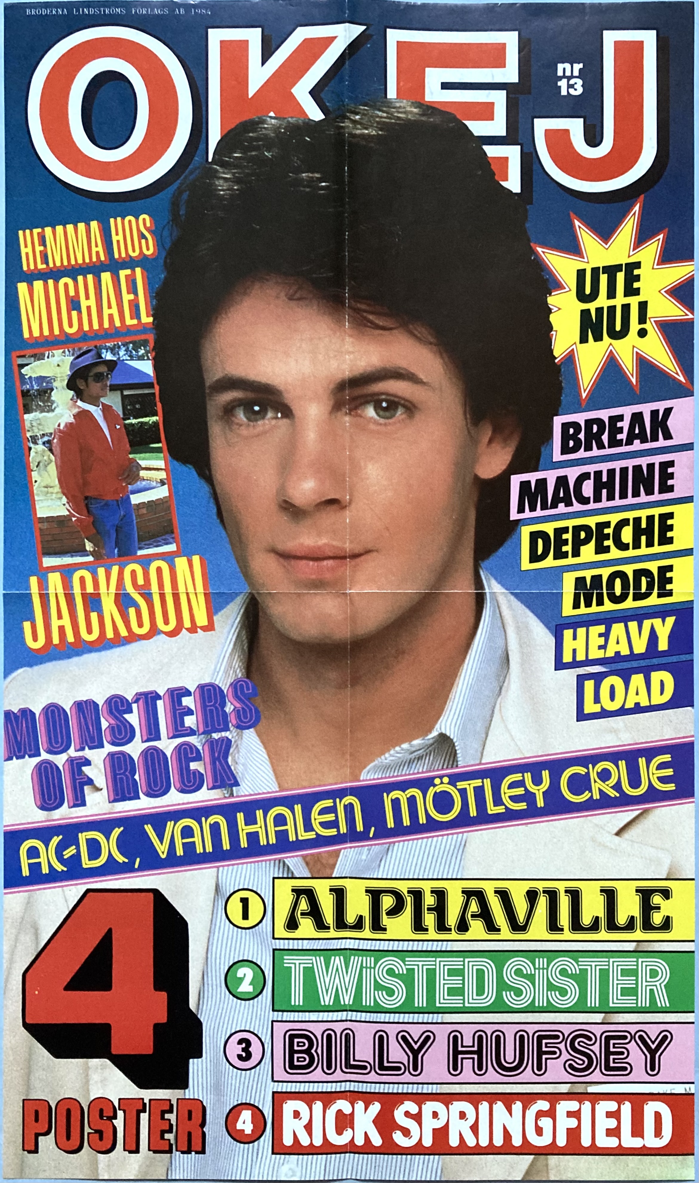OKEJ No 13 - MICHAEL JACKSON Pop magazine bill (1984)  - 3