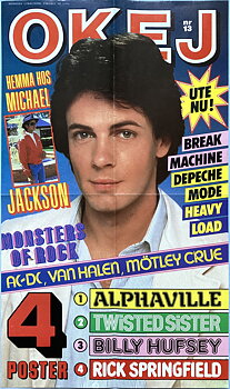 OKEJ Nr 13 - MICHAEL JACKSON Löpsedel (1984) 