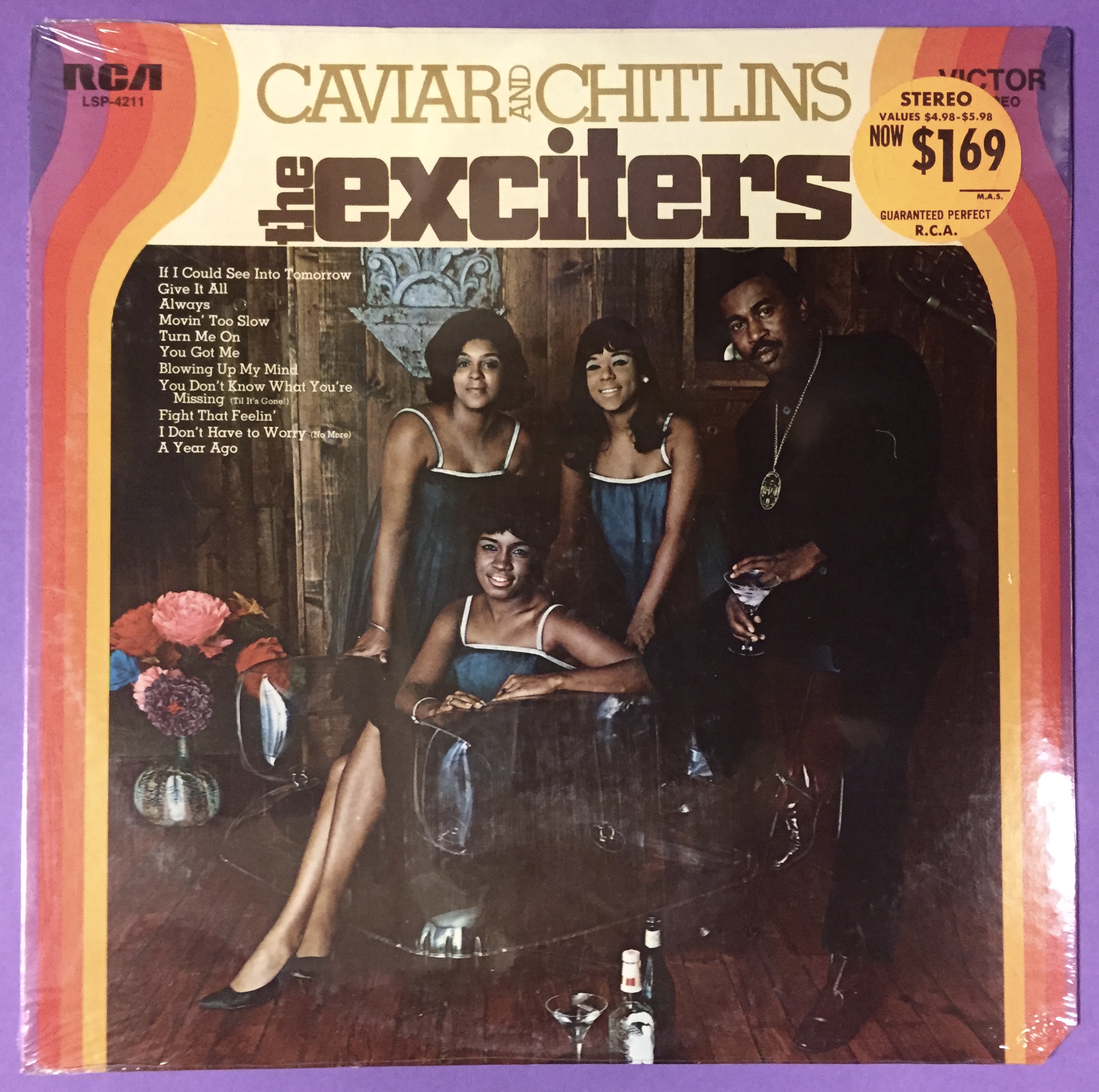 EXCITERS - Caviar & chitlins US-orig LP 1969 STILL SEALED!