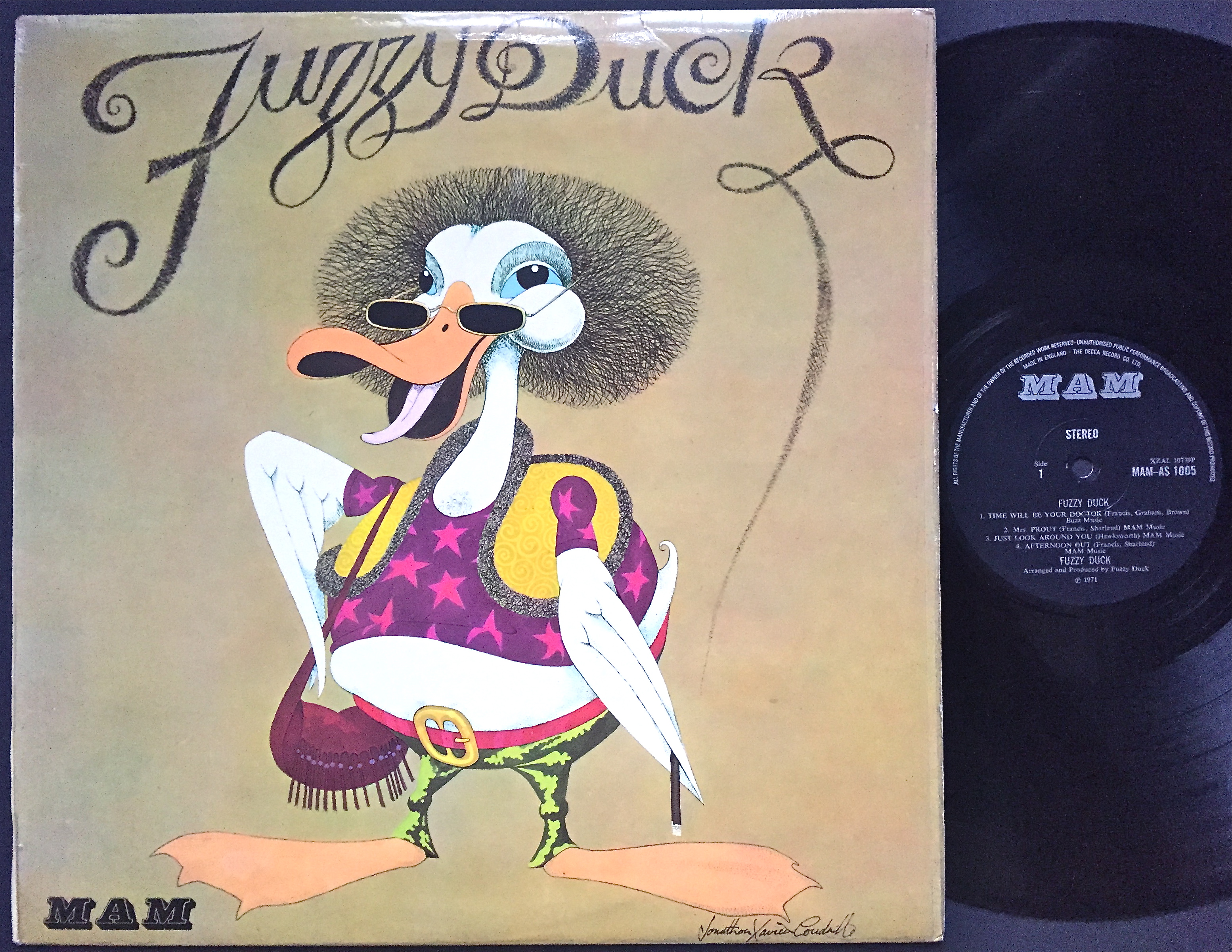 FUZZY DUCK - "same" UK-orig MAM LP 1971