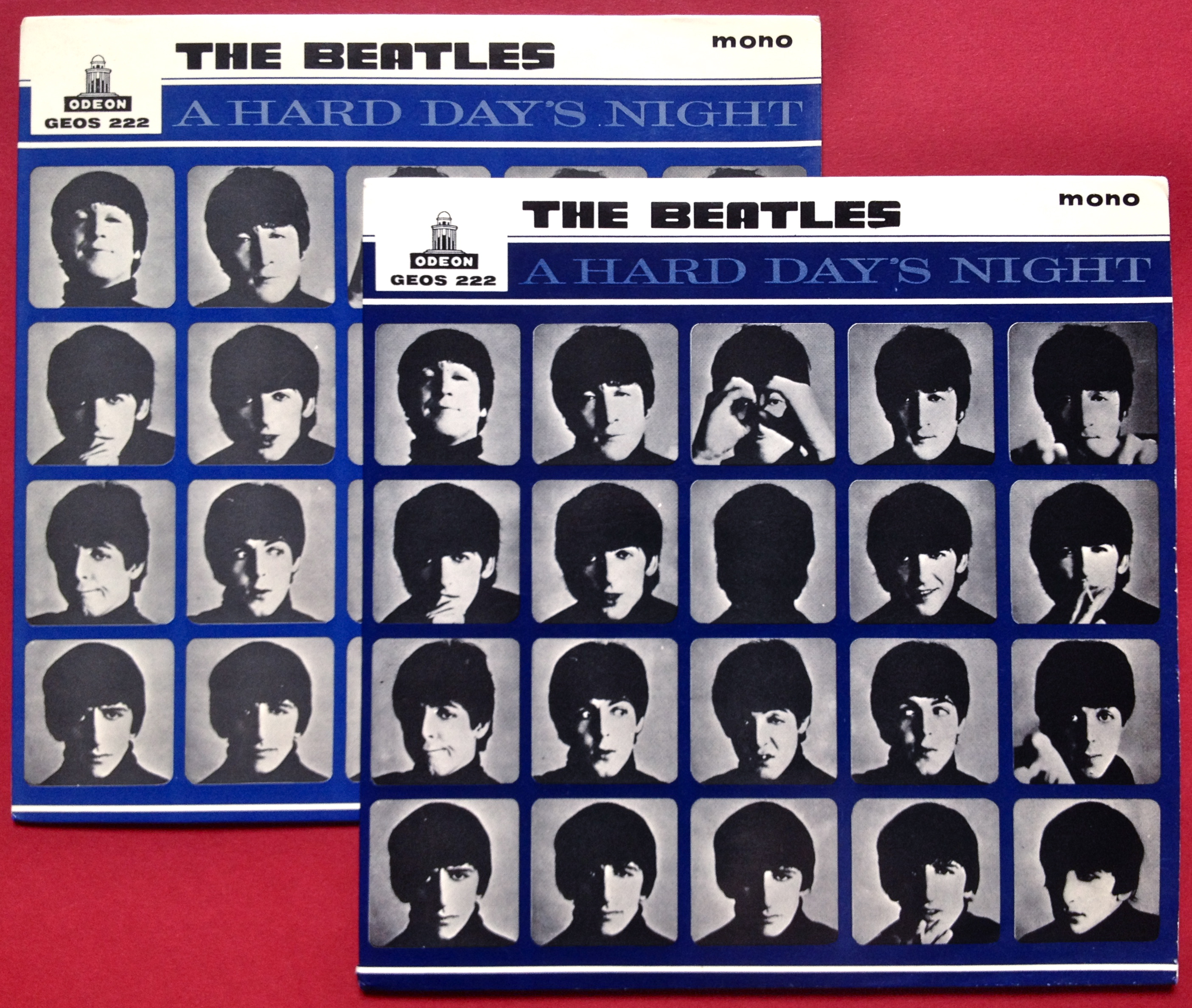 BEATLES - A hard days night +3 Felmatch Swe EP 1964 - 6