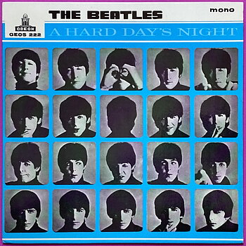 BEATLES - A hard day´s night +3 Turquoise Swe EP 1964