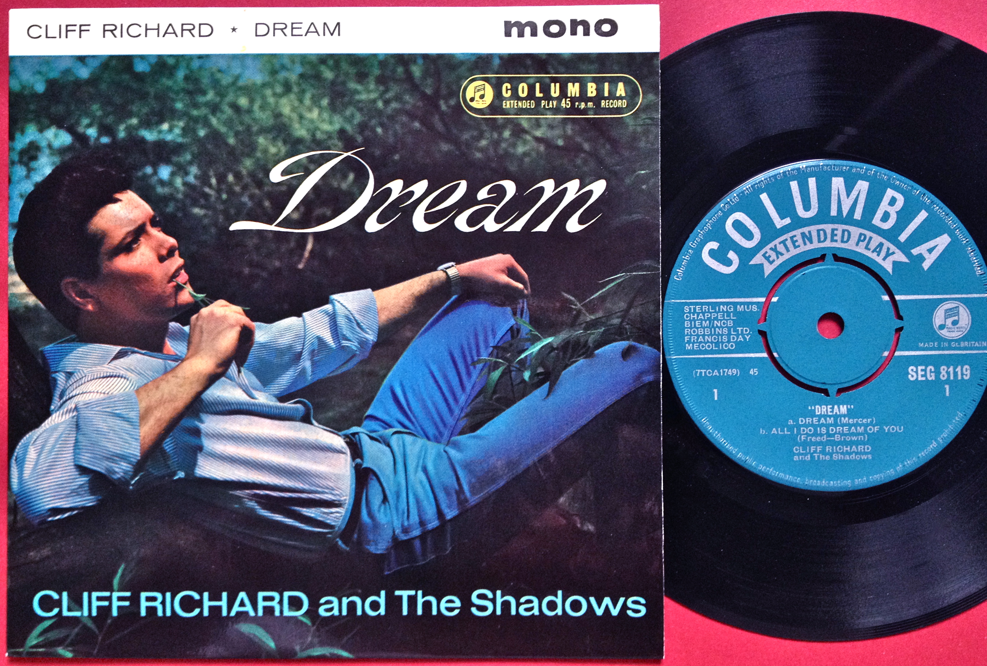 CLIFF RICHARD & SHADOWS - Dream +3 UK EP 1961