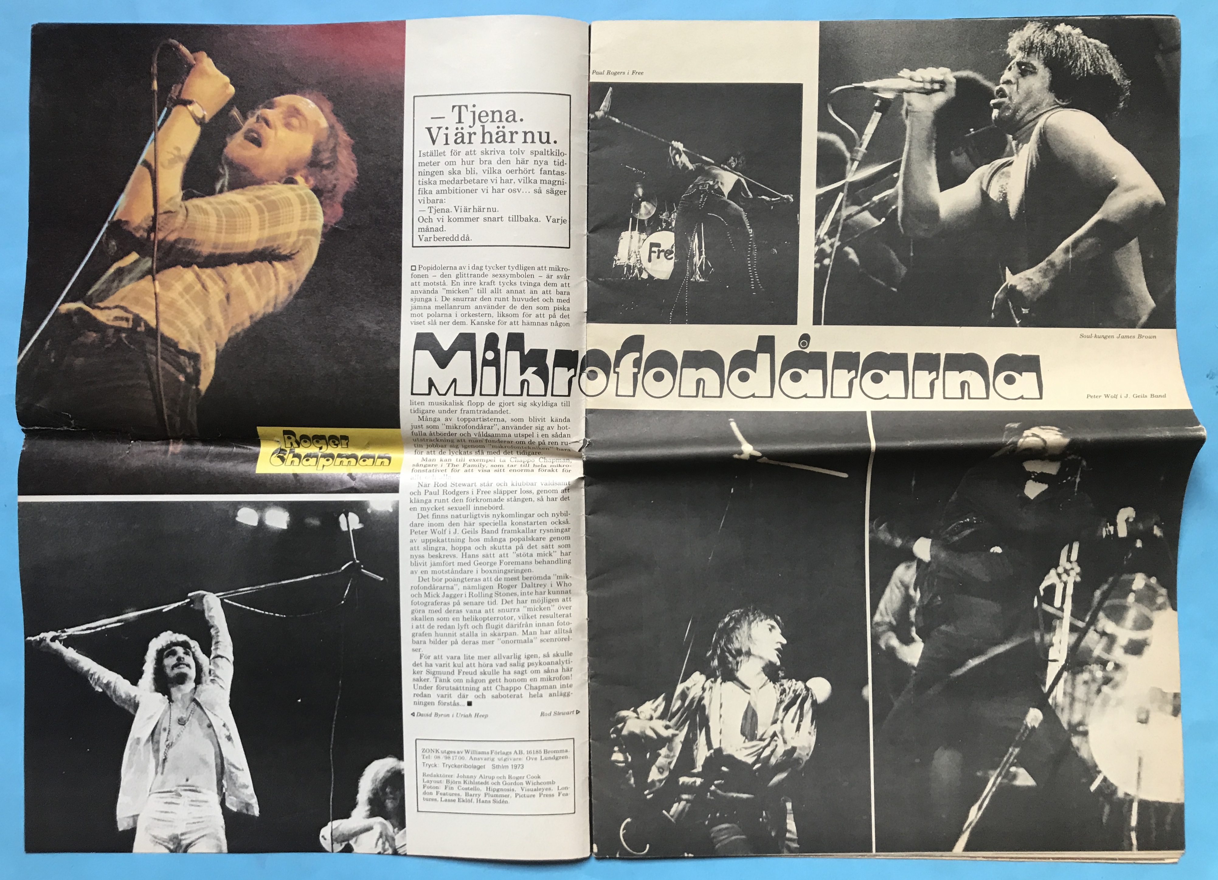 ZONK - Nr 1 1973 LED ZEPPELIN omslag - 2
