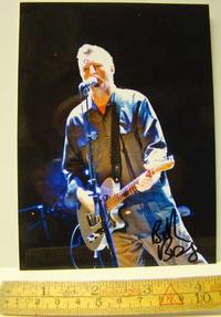 Bragg, Billy - Autograph on photo