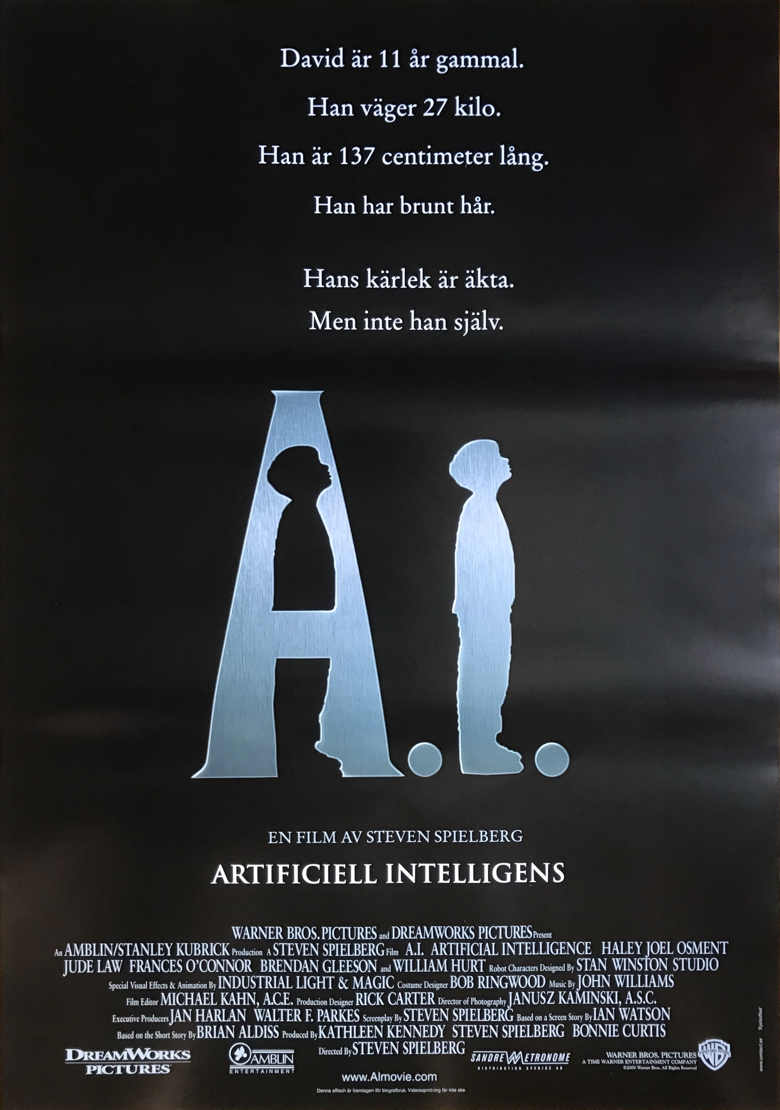 A.I. ARTIFICIAL INTELLIGENCE (2001) Style B