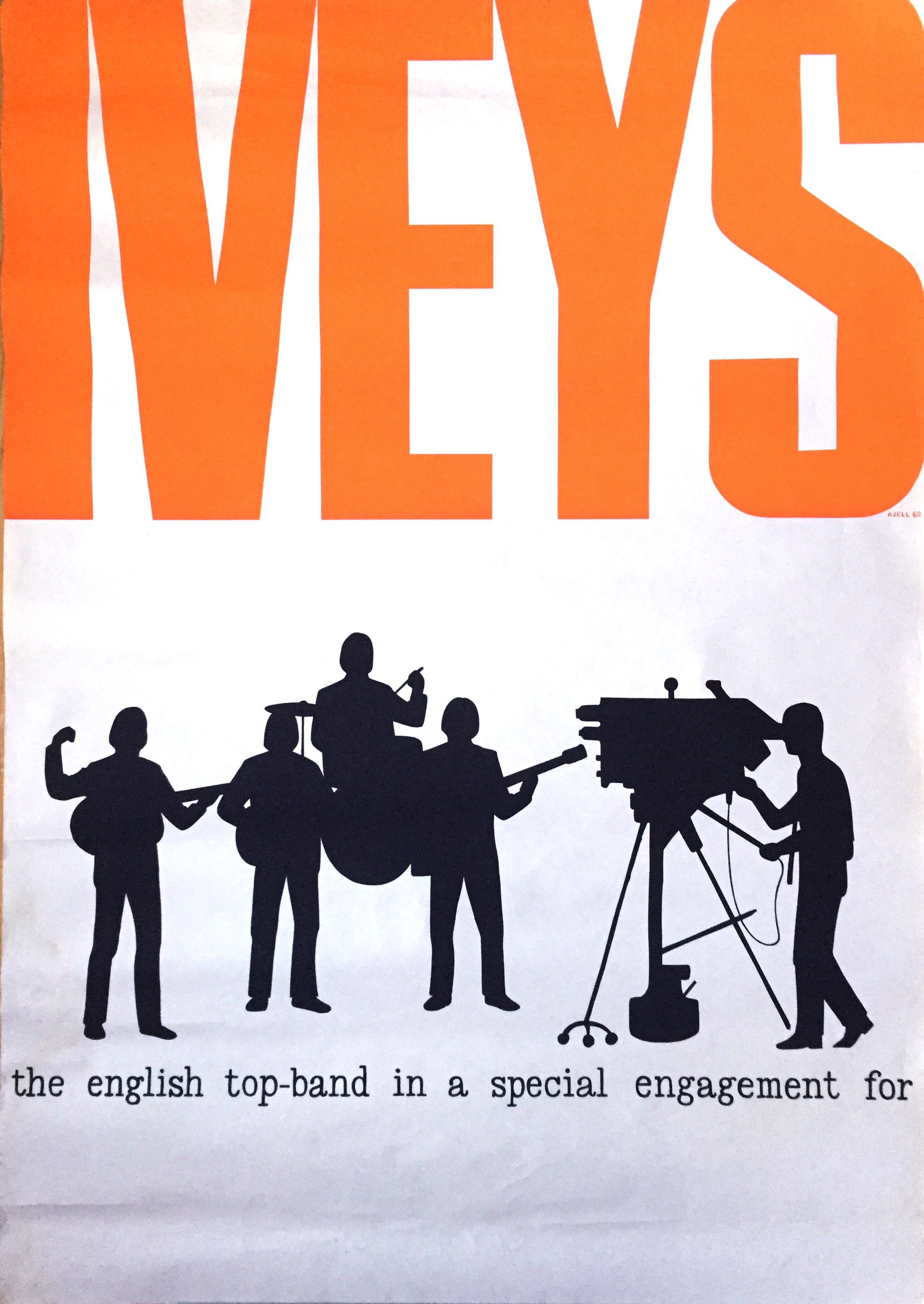 IVEYS (1966-67) Tour poster