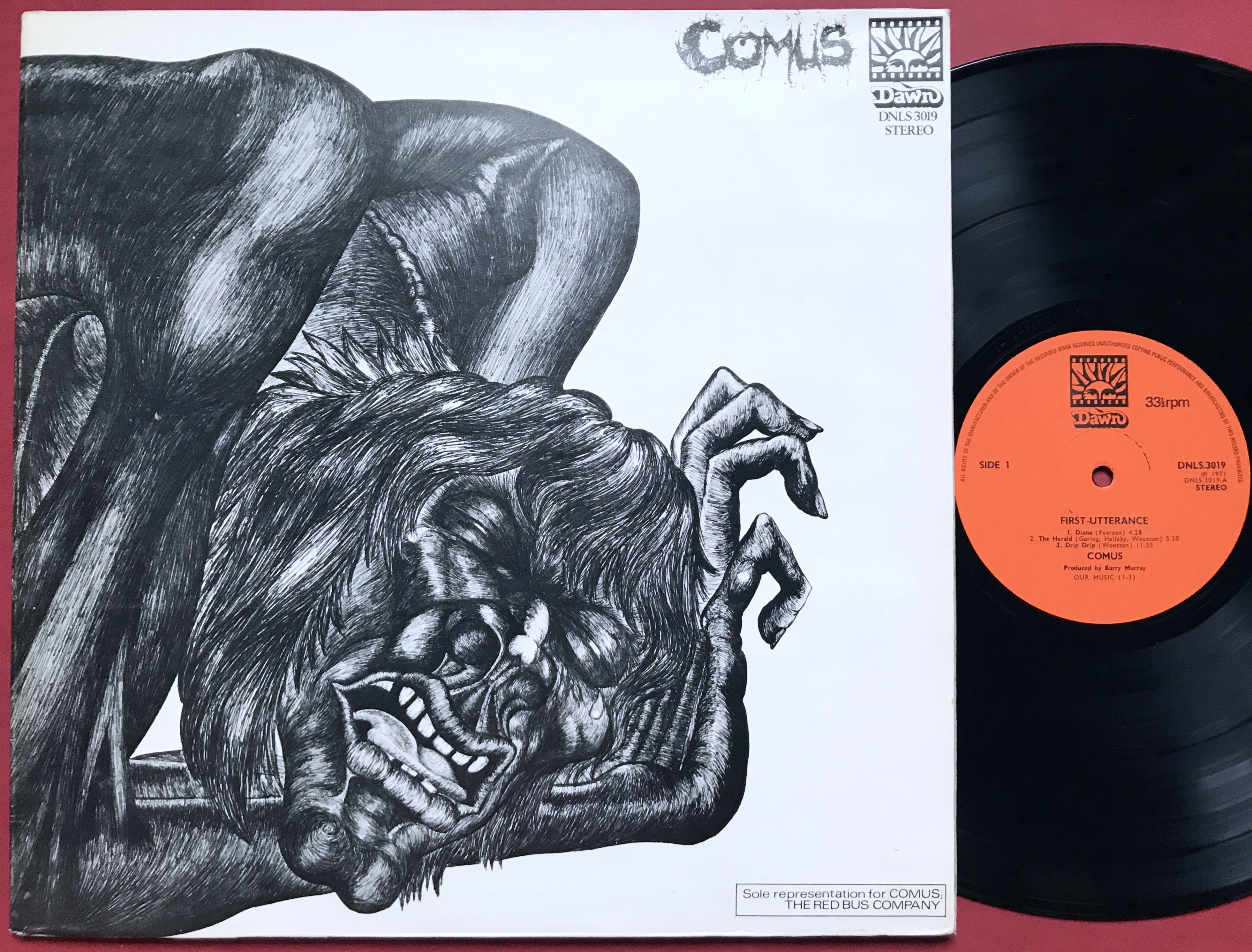 COMUS - First utterance UK-orig Dawn LP 1971 - Nostalgipalatset