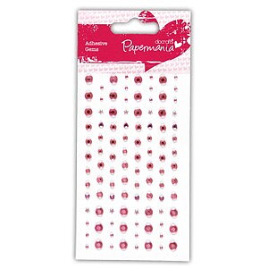 Papermania -  Adhesive Stones (104pcs) - -Pale pink