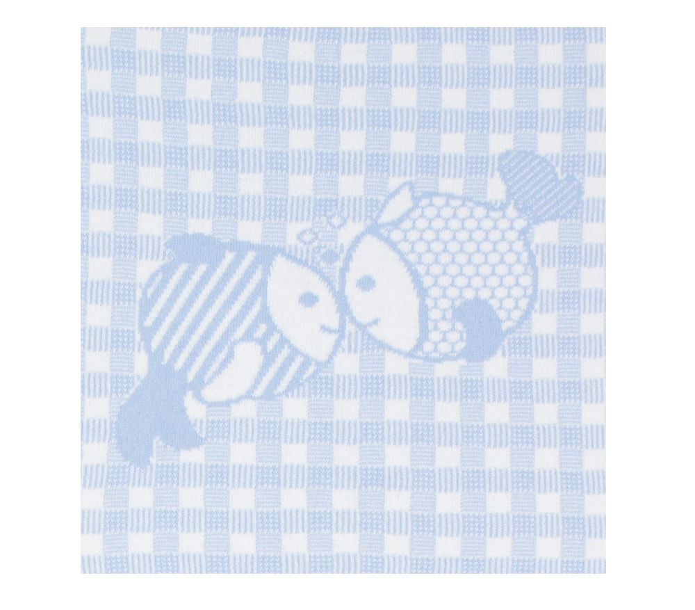 Personalisierte Babydecke mit Tierkreiszeichen. Fisch.