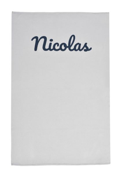Manta de bebé con nombre XL, monocolor sin dibujo con 3 nombres - 10
