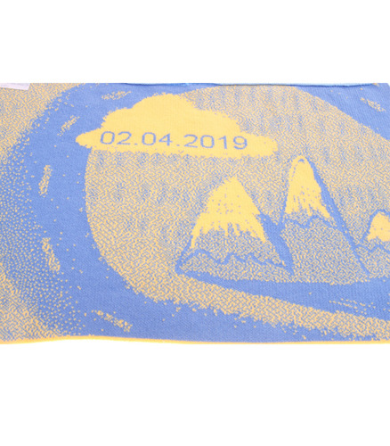 Personlig babypledd "ON THE WAY" lavendel - 15