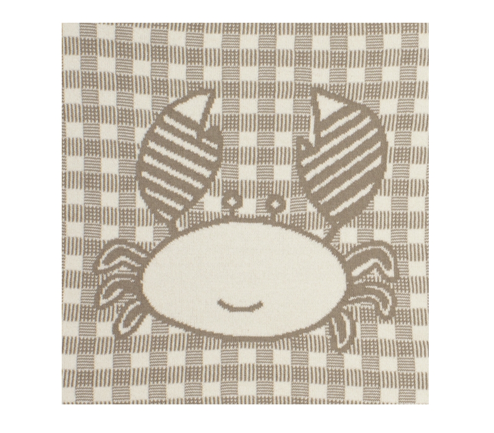 Personalisierte Babydecke mit Tierkreiszeichen. Krebse.