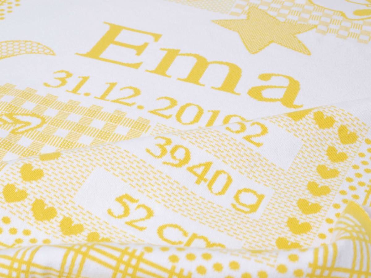 Manta para bebé personalizada con el signo de la estrella. Peso. - 26