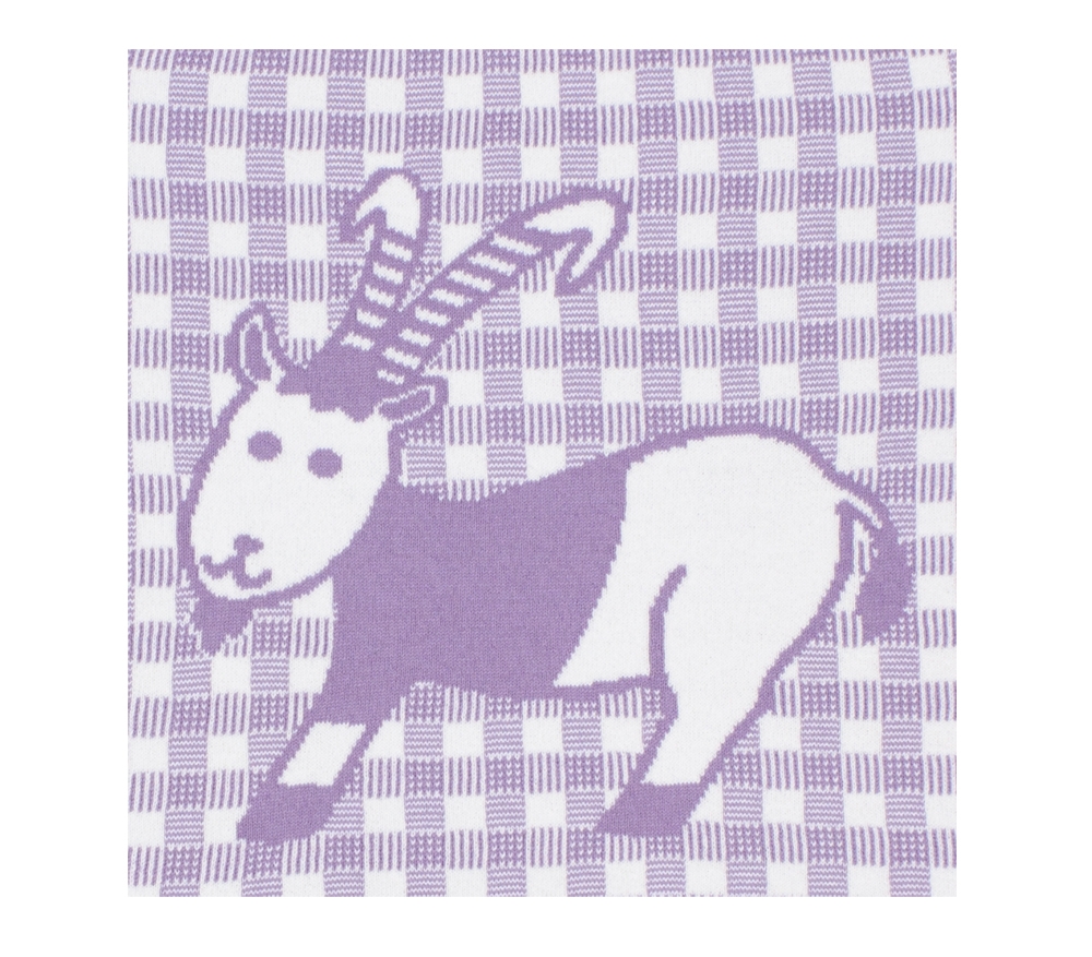 Personalisierte Babydecke mit Tierkreiszeichen. Steinbock.