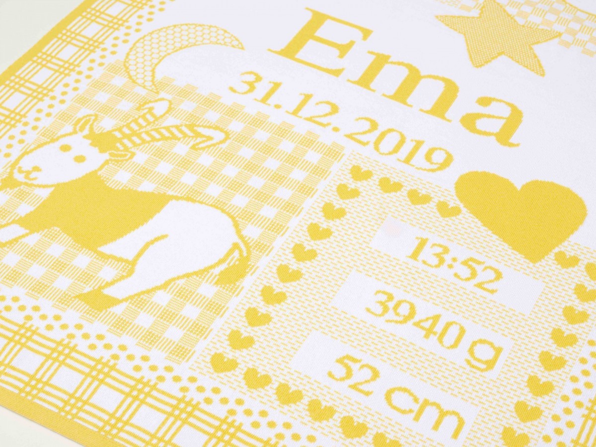 Manta personalizada para bebé con signo del zodiaco. Capricornio. - 18