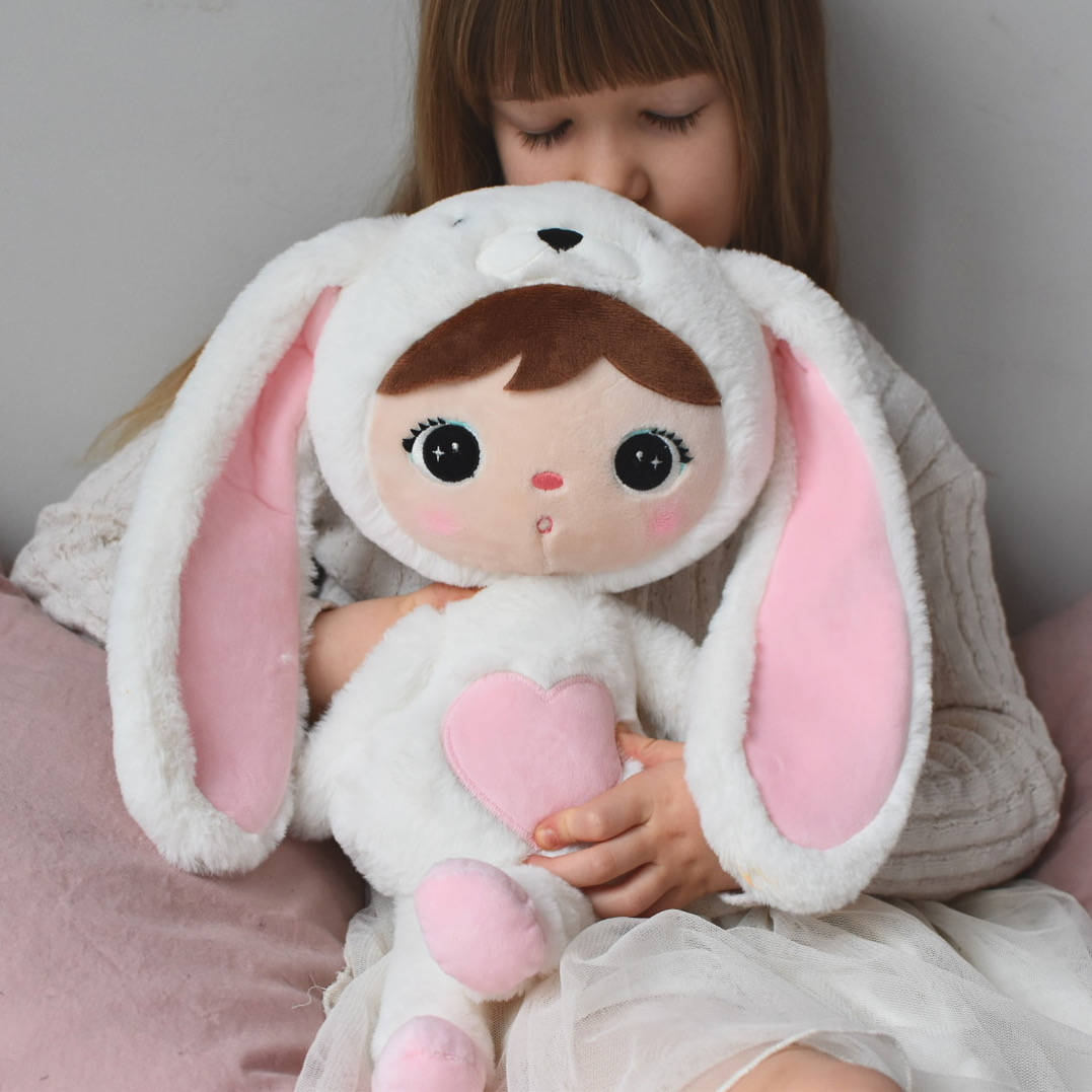 Cream Rabbit 48 cm - doll with the child's name  - 11