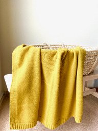 Filt för barn ,100% merino-lammull, röd - 15