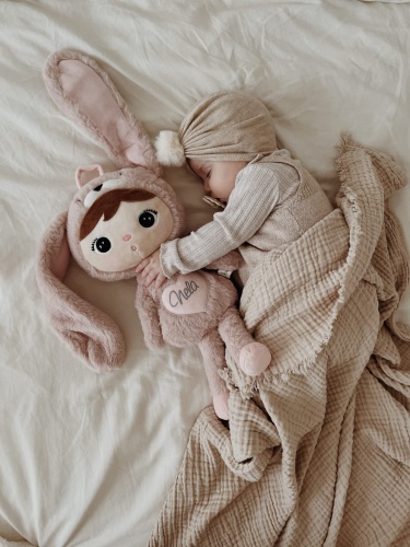 Pink Rabbit 70 cm- doll with the child's name  - 12