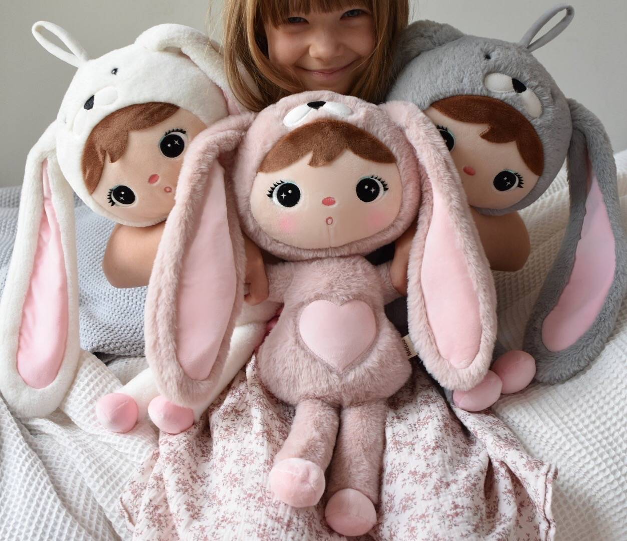 Pink Rabbit 70 cm- doll with the child's name  - 9