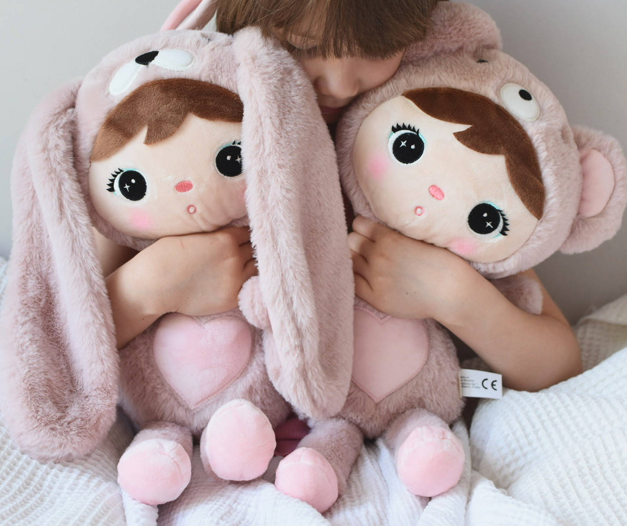 Pink Rabbit 70 cm- doll with the child's name  - 10