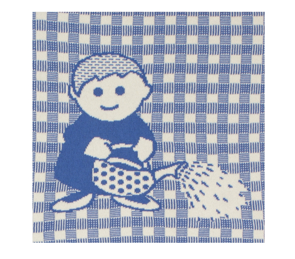 Personalisierte Babydecke mit Tierkreiszeichen. Wassermann.