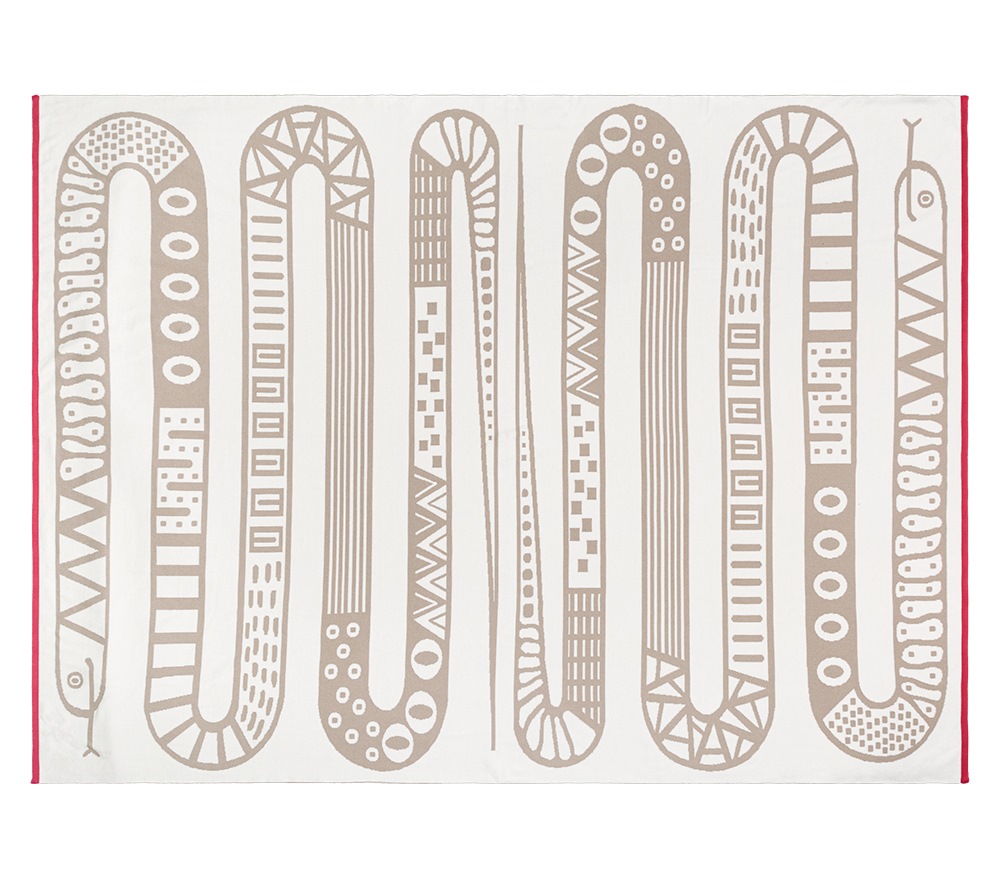 Babyfilt  140 cm  x 190 cm.  Snake 