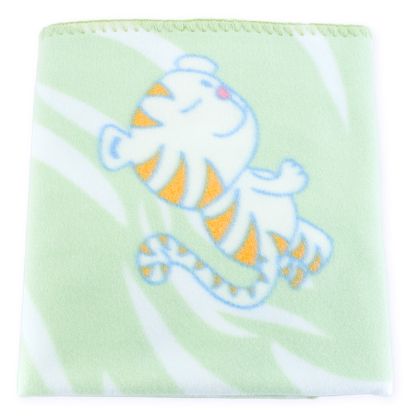 Fleecefilt med barnets navn