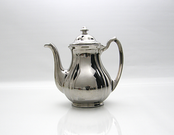 Kaffekanna, silverpläterad