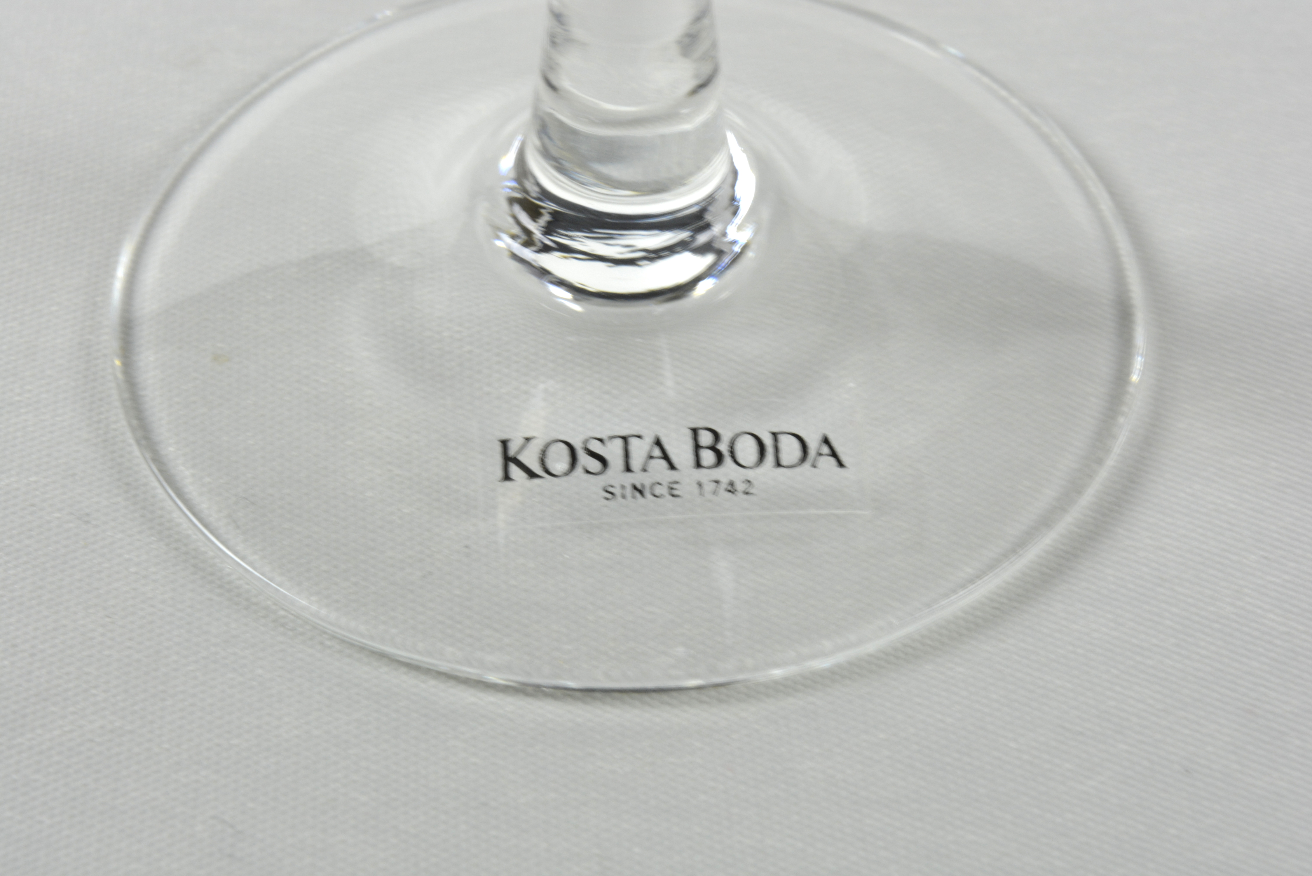 Glas 2 st, Chateau starkvin, munblåst,  BV - 2