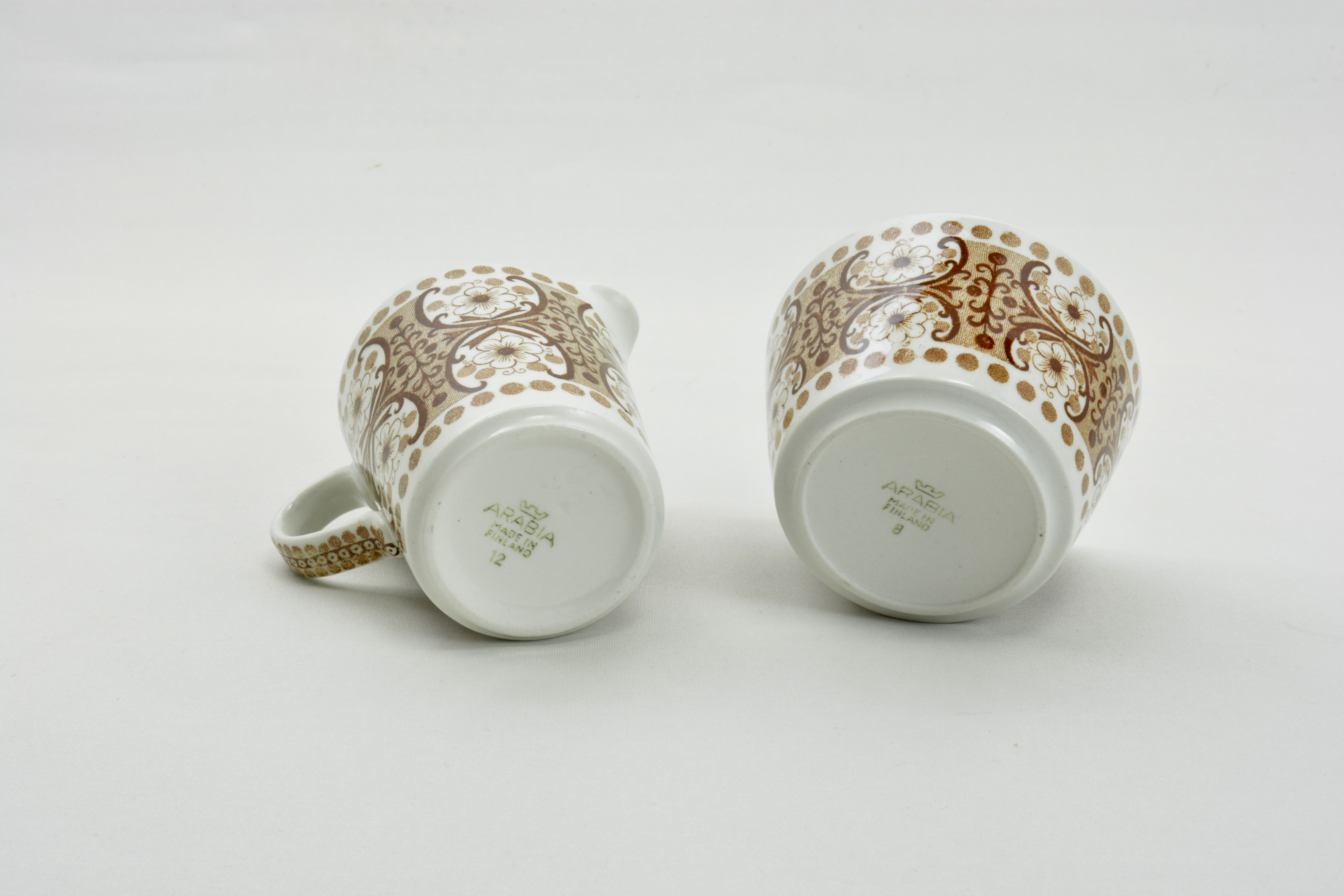 Socker- och grädd set, Ali, brun, RU - 2