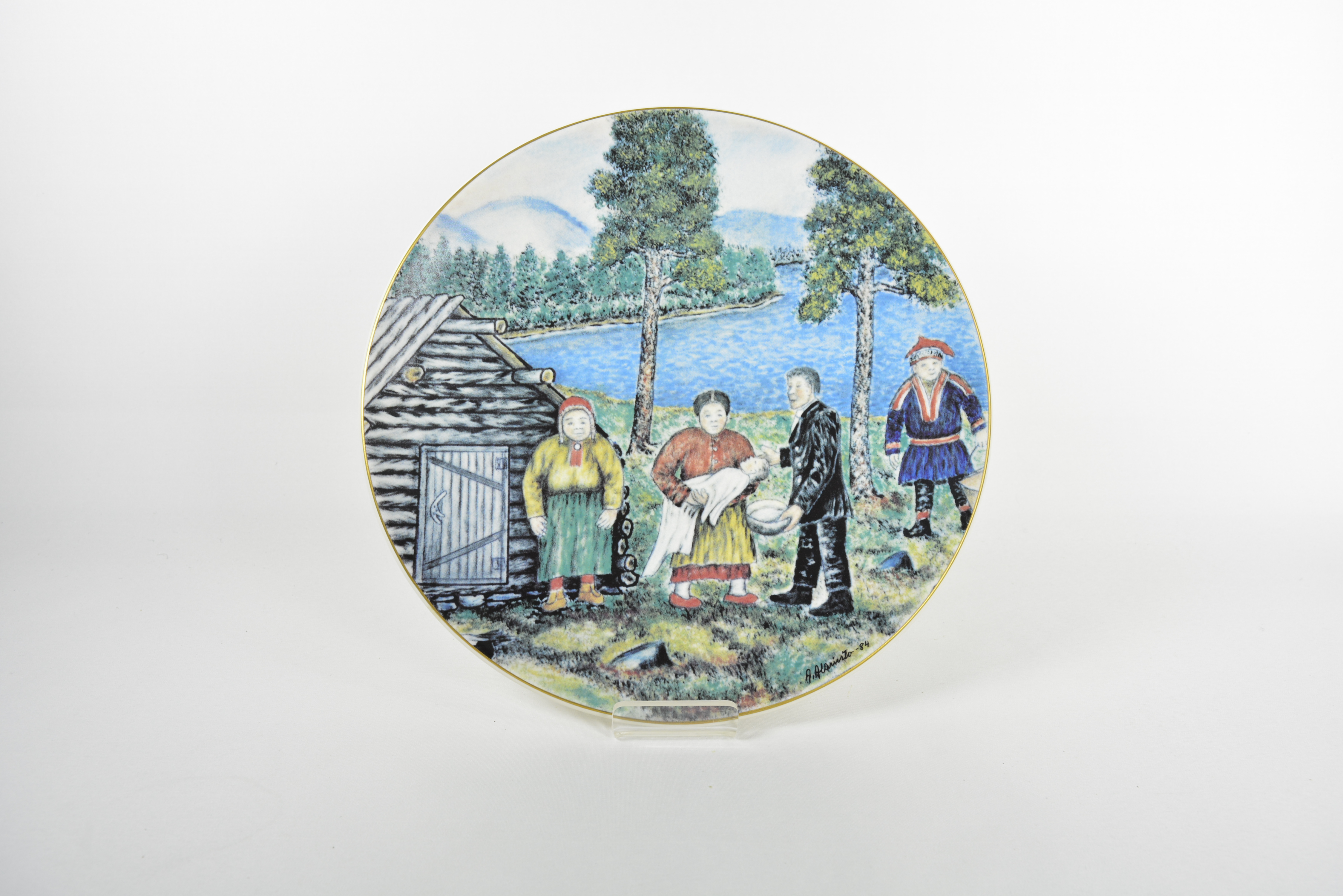 Taidelautanen 1984, Lapsen kastajaiset, AA