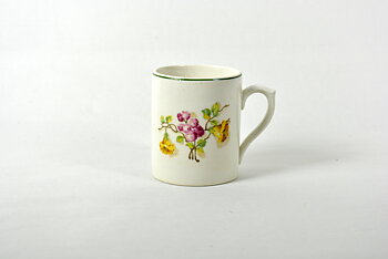 Mugg, blomdekor, 1930-tal