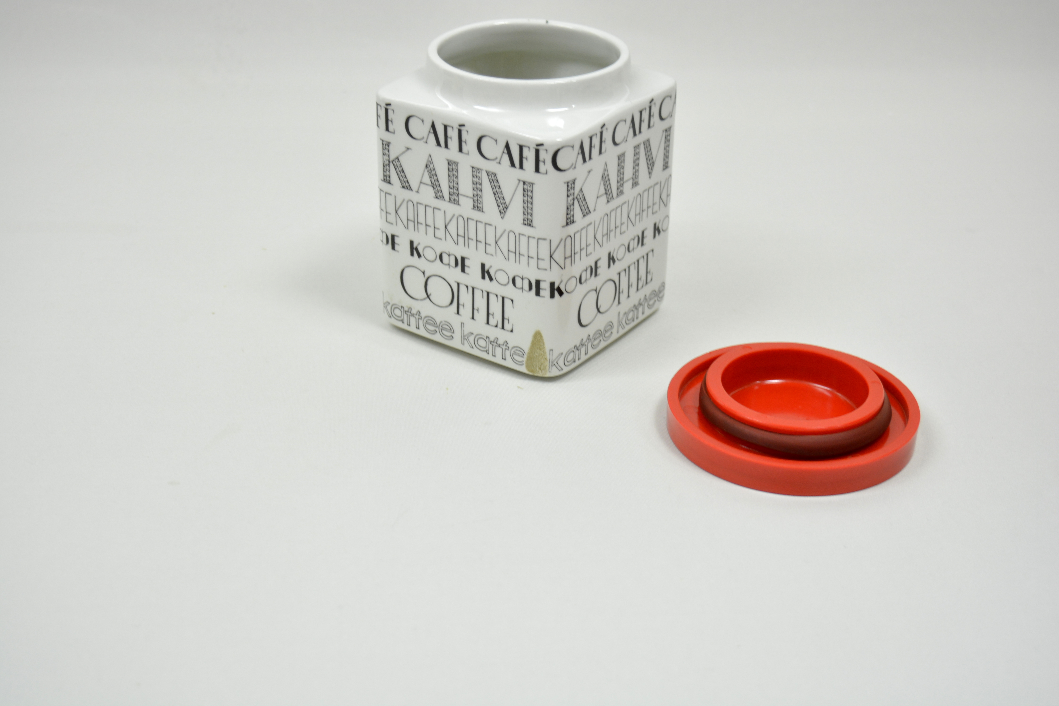 Burk med lock, Kaffe, ET - 3