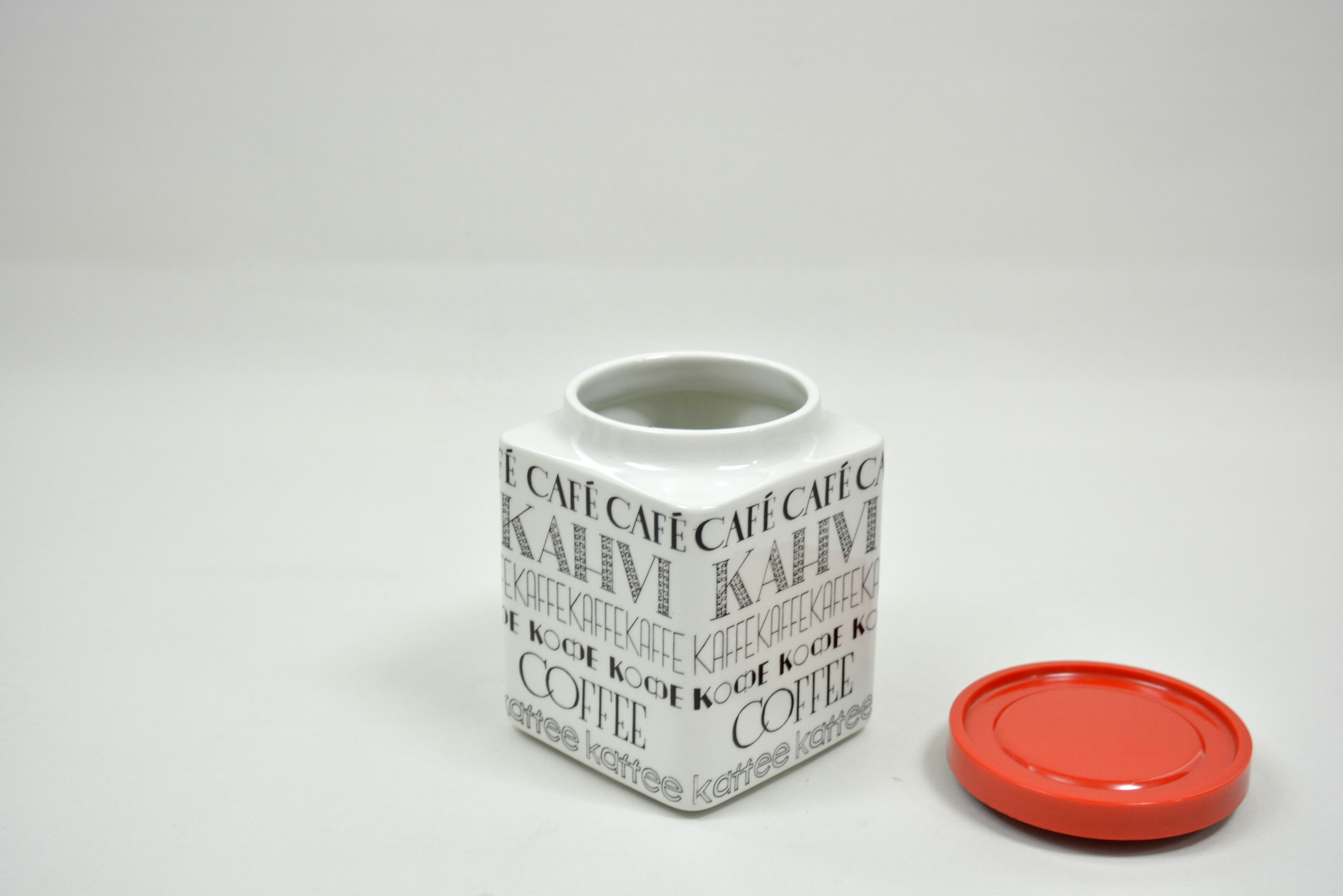 Burk med lock, Kaffe, ET - 2