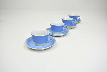 Kaffekoppar och fat 4 st, Kesto, GJS