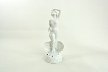 Figur, Blomsterhållare, Leda och svan,  K24  