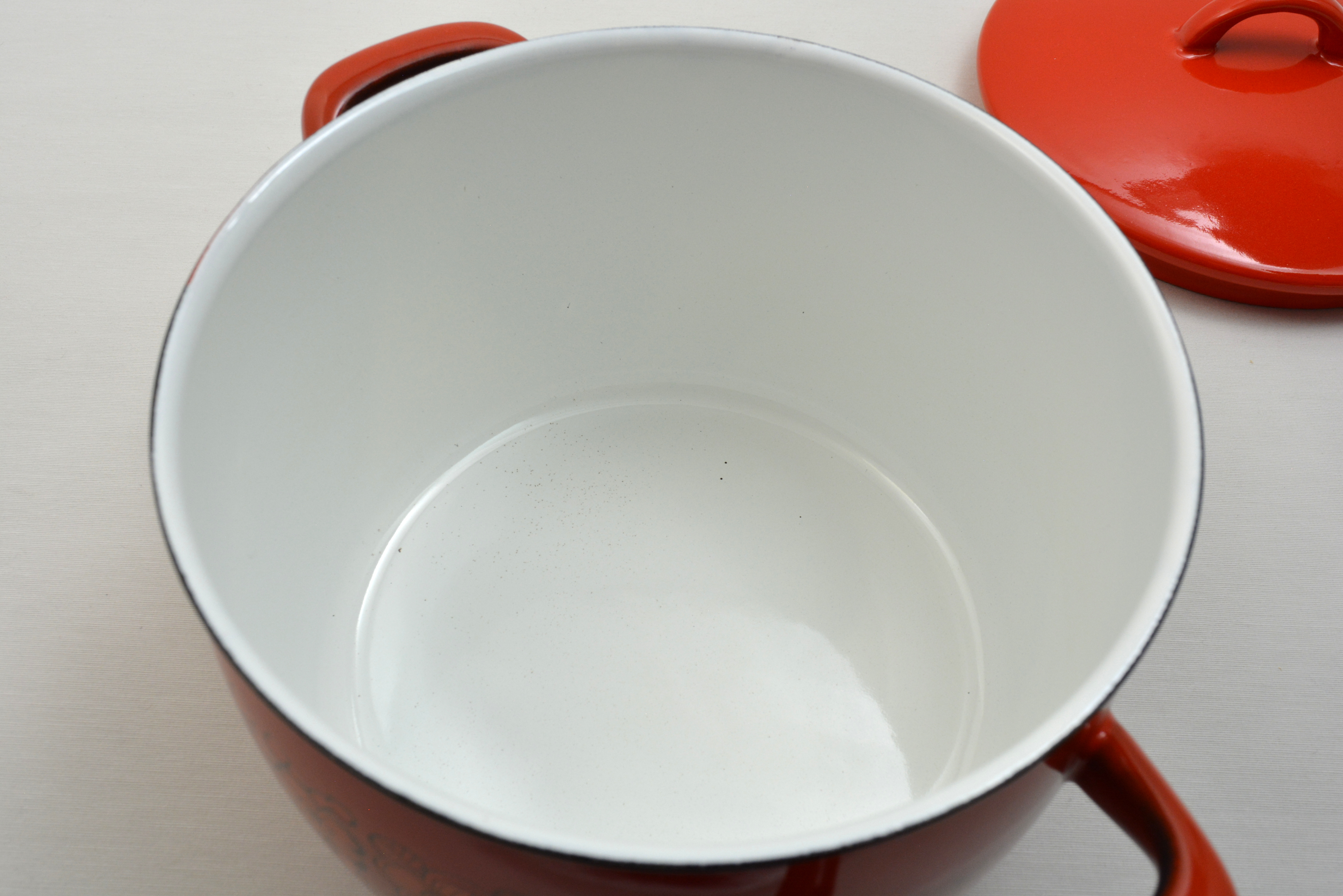 Gryta 3,5 l, Maaret röd, Arabia(Finel) RU   - 4