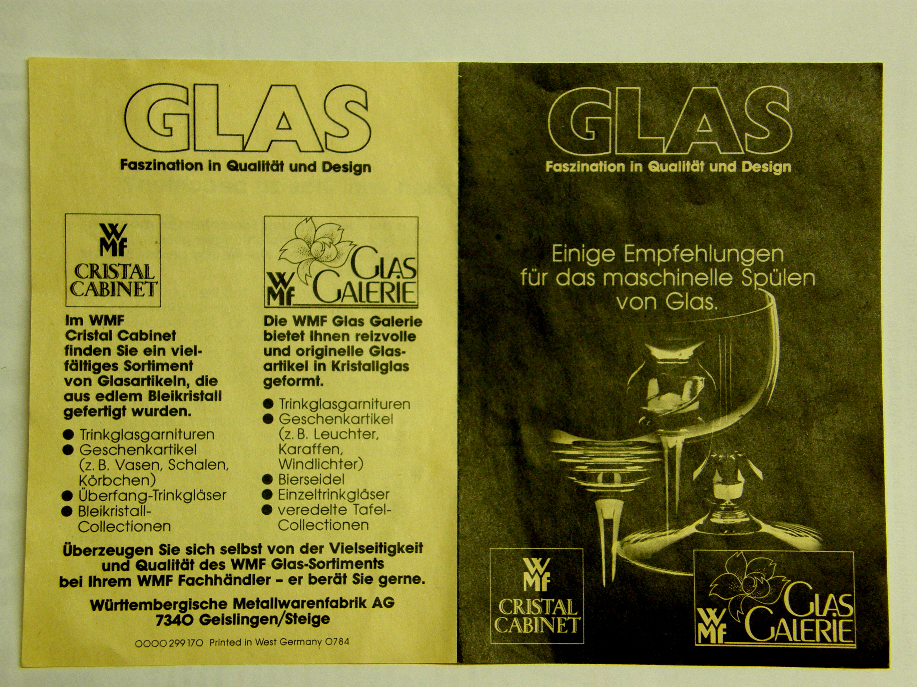 Cognacglas, 6 st, Nicole, WMF - 3