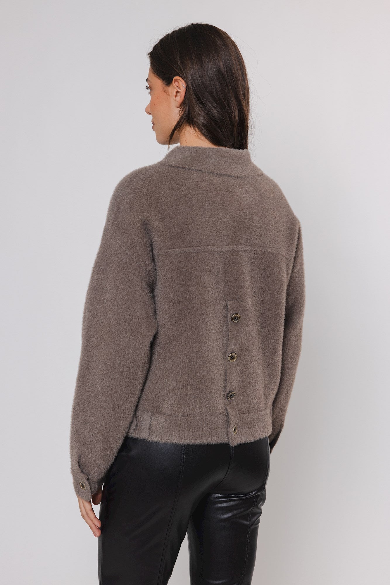 Bubbly jacket taupe - 3